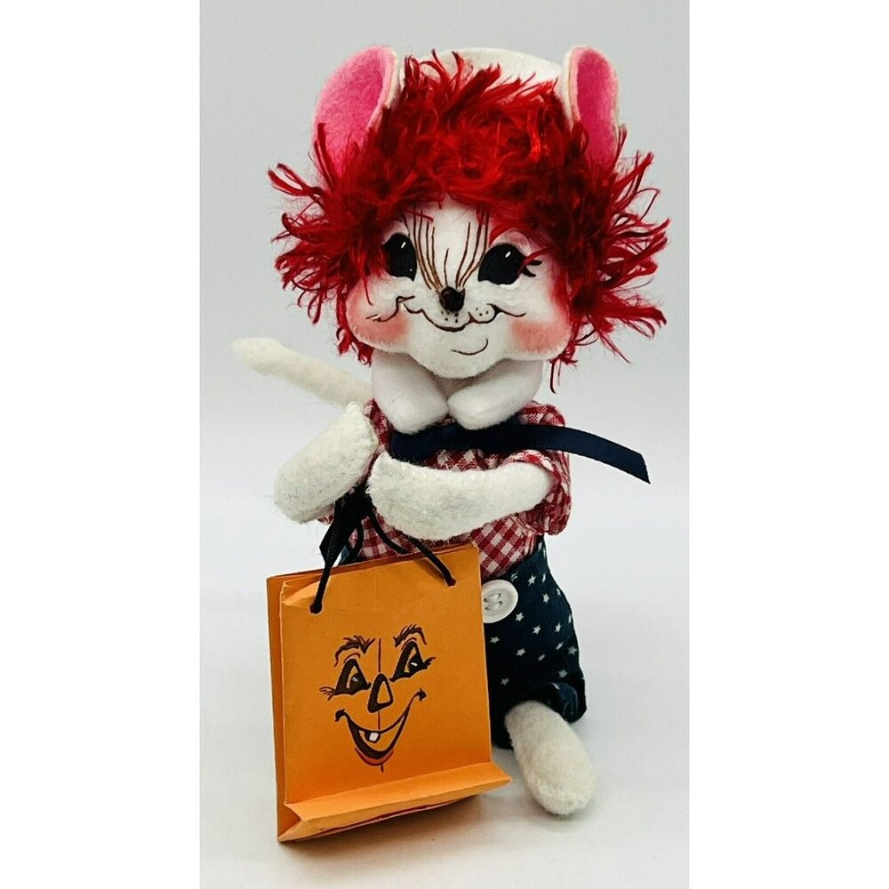 Annalee Raggedy Andy Mouse Halloween Trick Or Treat 2007 Closed Mouth 7 inch